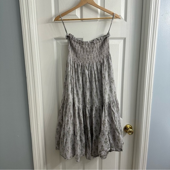 Olivia James Skirt Dress Izzy Floral Purple Summer Dainty Boho Size Medium - Picture 7 of 9